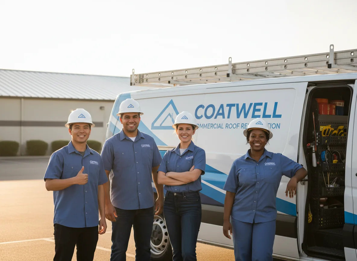Commercial roof coating company in Milton, IL
